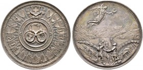 Ausländische Münzen und Medaillen. Schweiz-Schwyz. 
Silbermedaille 1891 von A. Schnyder (geprägt bei Mayer & Wilhelm, Stuttgart), auf das 600-jährige...