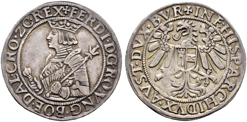 Römisch-Deutsches Reich. Haus Habsburg. Ferdinand I. 1521-1564 
1/4 Taler o.J. ...