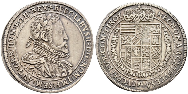 Römisch-Deutsches Reich. Haus Habsburg. Rudolf II. 1576-1612 
Taler 1603 -Hall-...