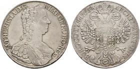 Römisch-Deutsches Reich. Haus Habsburg. Maria Theresia 1740-1780 
Konventionstaler 1765 -Günzburg-. Ohne SC. Her. 491, Eyp. 76, Dav. 1147, Voglh. 271...