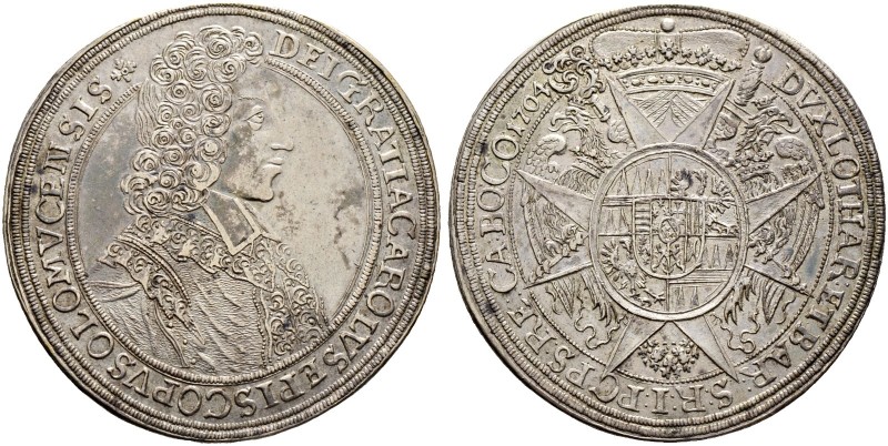 Römisch-Deutsches Reich. Olmütz, Bistum. Karl III. von Lothringen 1695-1711 
Ta...