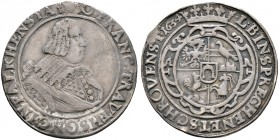 Römisch-Deutsches Reich. Trautson. Johann Franz 1621-1663 
1/4 Taler 1634. Pavlicek/Schön 31, Leitzmann 36, Slg. Horsky 5673.
selten, feine Patina, ...