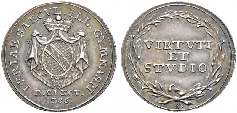 Altdeutsche Münzen und Medaillen. Baden-Durlach. Karl Friedrich 1746-1811 
Silb...