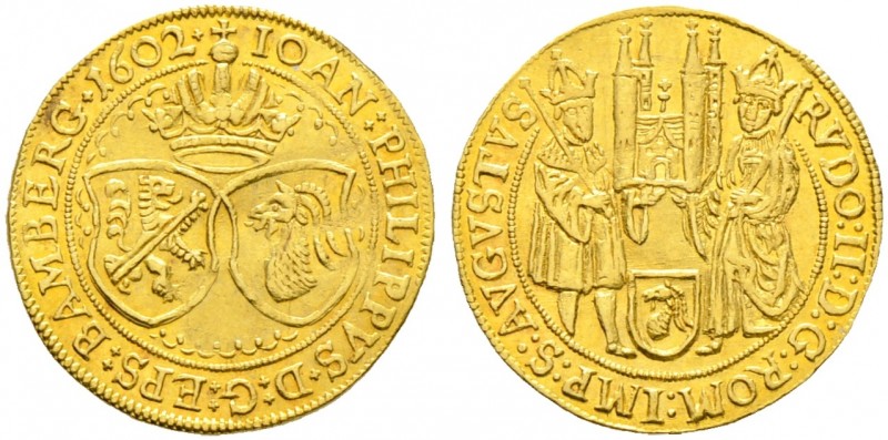 Altdeutsche Münzen und Medaillen. Bamberg, Bistum. Johann Philipp von Gebsattel ...