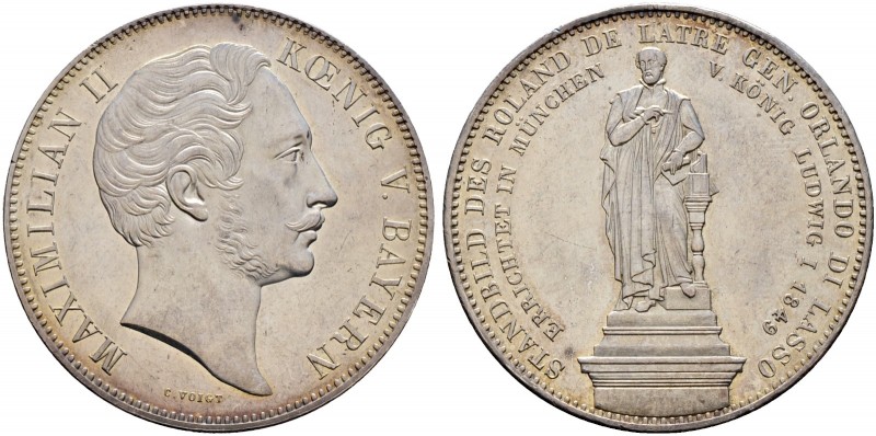 Altdeutsche Münzen und Medaillen. Bayern. Maximilian II. Joseph 1848-1864 
Gesc...