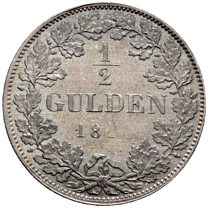Altdeutsche Münzen und Medaillen. Bayern. Ludwig II. 1864-1886 
Einseitige PROB...