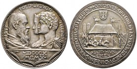 Altdeutsche Münzen und Medaillen. Bayern. Luitpold, Prinzregent 1911 
Silbermedaille 1910 von M. Dasio, auf das 100-jährige Jubiläum des Münche­ner O...