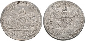 Altdeutsche Münzen und Medaillen. Brandenburg-Ansbach. Friedrich, Albert und Christian 1625-1634 
Taler 1627 -Nürnberg-. Slg. Wilm. 869, Dav. 6237, S...