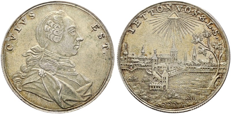 Altdeutsche Münzen und Medaillen. Brandenburg-Ansbach. Alexander 1757-1791 
Gul...