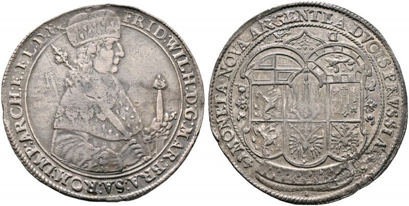 Altdeutsche Münzen und Medaillen. Brandenburg-Preußen. Friedrich Wilhelm 1640-16...