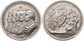 Altdeutsche Münzen und Medaillen. Brandenburg-Preußen. Friedrich Wilhelm III. 1797-1840 
Silbermedaille 1801 von F.W. Loos, auf das 100-jährige Beste...