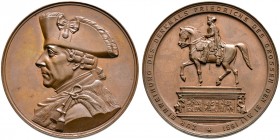 Altdeutsche Münzen und Medaillen. Brandenburg-Preußen. Friedrich Wilhelm IV. 1840-1861 
Bronzemedaille 1851 von F.W. Kullrich, auf die Einweihung des...