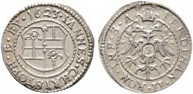 Altdeutsche Münzen und Medaillen. Eichstätt, Bistum. Johann Christoph von Westerstetten 1612-1637 
3 Kreuzer 1623. Quadrierter Schild / Gekrönter Dop...