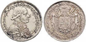Altdeutsche Münzen und Medaillen. Eichstätt, Bistum. Joseph Graf von Stubenberg 1790-1802 
1/2 Konventionstaler 1796 (Jahreszahl als Chronogramm in d...