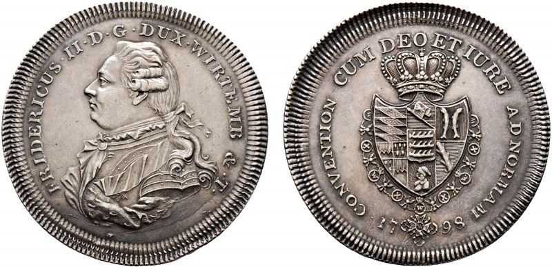 Altdeutsche Münzen und Medaillen. Württemberg. Friedrich II./I. 1797-1806-1816
...