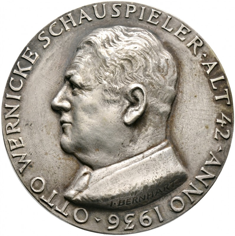 Thematische Medaillen. Medailleure. Bernhart, Josef (1883-1967). 
Einseitige Si...
