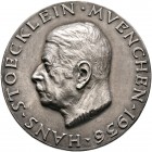 Thematische Medaillen. Medailleure. Bernhart, Josef (1883-1967). 
Einseitige Silbergussmedaille 1936. Auf den Tod des Münchener Waffenhistorikers und...