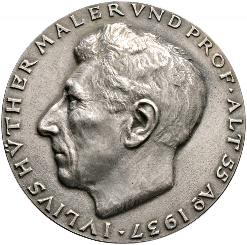 Thematische Medaillen. Medailleure. Bernhart, Josef (1883-1967). 
Einseitige Si...