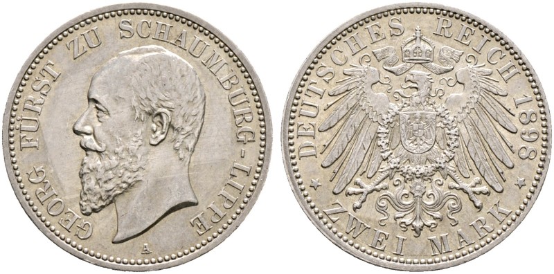 Deutsche Münzen und Medaillen ab 1871. Silbermünzen des Kaiserreiches. SCHAUMBUR...