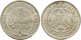 Deutsche Münzen und Medaillen ab 1871. Weimarer Republik. 
5 Reichsmark 1932 E. Eichbaum. J. 331. In Plastikholder der PCGS (slabbed) mit der Bewertu...