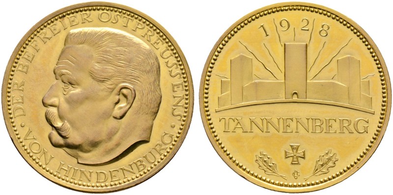 Deutsche Münzen und Medaillen ab 1871. Weimarer Republik. 
Goldmedaille 1928 vo...