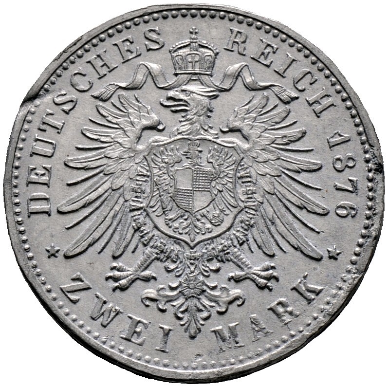 Deutsche Münzen und Medaillen ab 1871. Münzproben des Deutschen Reiches. 
Einse...
