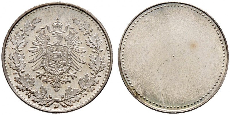 Deutsche Münzen und Medaillen ab 1871. Münzproben des Deutschen Reiches. 
(50 P...