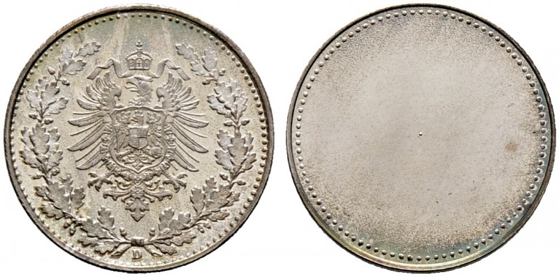 Deutsche Münzen und Medaillen ab 1871. Münzproben des Deutschen Reiches. 
(50 P...