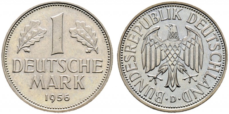 Deutsche Münzen und Medaillen ab 1871. Bundesrepublik Deutschland. 
1 Deutsche ...