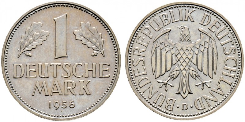 Deutsche Münzen und Medaillen ab 1871. Bundesrepublik Deutschland. 
1 Deutsche ...