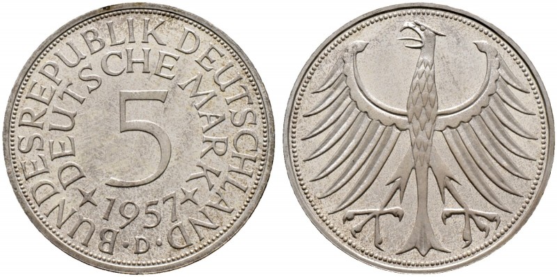 Deutsche Münzen und Medaillen ab 1871. Bundesrepublik Deutschland. 
5 Deutsche ...