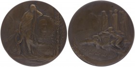 Bronzemedaille, 1906
Argentinien. auf B. Mitre (1821 - 1906), 1. Präsident von Argentinien.. 212,44g
vz/stgl