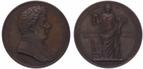 Bronzemedaille, 1858
Belgien. Charles Rogier 1800-1885, auf seine Verdienste als Innenminister um die Landwirtschaft, Dm 68 mm.. 127,83g
Wurzbach 7939...