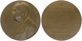 Bronzemedaille, o. Jahr
Belgien. auf Auguste Raemdonck, Politiker.. 133,23g
vz/stgl
