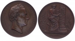 Bronzemedaille, o. Jahr
Belgien. auf Frere Orban, belg. Politiker, Finanzminister 1812 - 1896.. 76,96g
vz/stgl