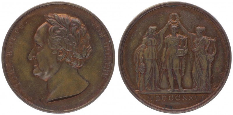 Bronzemedaille, 1826
Deutschland. (v. F. König, b. Loos) auf seinen 75. Geburtst...