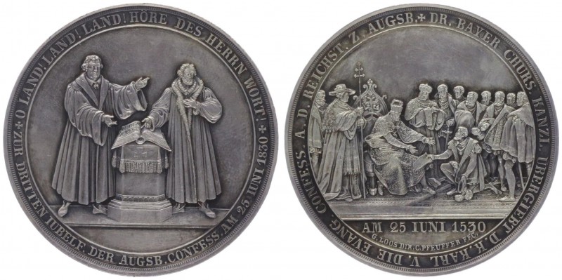 Anton 1827 - 1836
Deutschland, Sachsen. Silbermedaille, 1831. zur 300 Jahrfeier ...