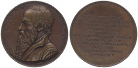 Kupfermedaille, 1838
Deutschland. auf Joan Sturm, Gymnasialdir.. 57,73g
ss/vz