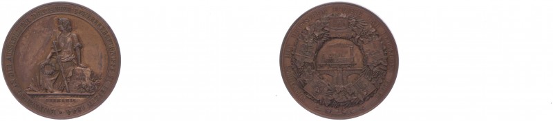 Bronzemedaille, 1844
Deutschland, Preussen. Ausstellung auf die deutschen Gewerb...