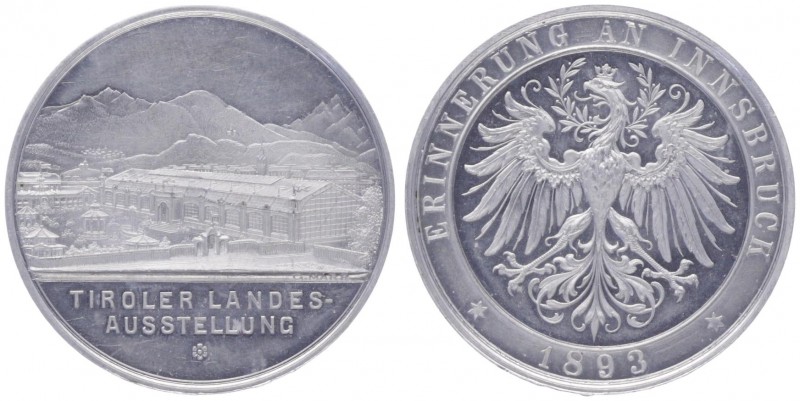 Alumedaille, 1893
Deutschland, Kaiserreich nach 1871. an die Landesaustellung in...