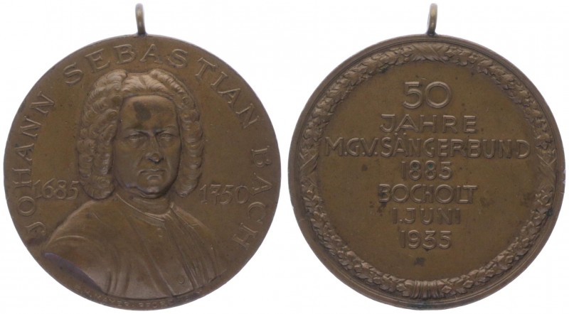 Bronzemedaille, 1935
Deutschland, 3. Reich 1933 - 1945. 50 Jahre M.G.V. Sängerbu...