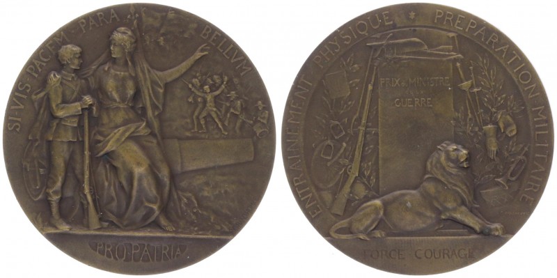 Bronzemedaille, o. Jahr
Frankreich. für Zivilcourage.. 66,69g
vz