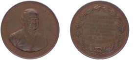 Bronzemedaille, o. Jahr
Frankreich. auf Alexander Krannhals 1808 - 1961, Dirigent.. 63,61g
vz