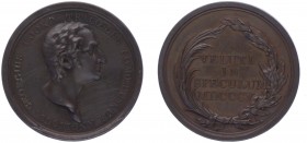 Bronzemedaille, 1805
Großbritanien - England. auf Georgius Cooke.. 63,53g
feine Kratzer.
ss