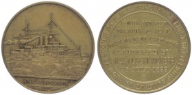 Bronzemedaille, 1899
Großbritanien - England. auf das HMS "Vengeance" (Fregatte).. 29,22g
bfr