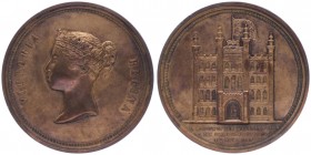 Kupfermedaille, 1824
Italien. auf Hercules Consalvi, Kardinal in Rom.. 86,10g
leichte Schläge in den Feldern.
ss