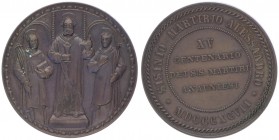 Kupfermedaille, 1897
Italien. auf das Martyrium des Ananusies.. 33,78g
vz/stgl