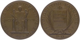 Bronzemedaille, 1905
Italien. auf Virgilius, Bischof von Trient.. 90,66g
stgl