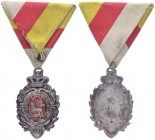 Anhänger am Band, 1909
Italien. "Reservistenkolonne Brixen". 15,36g
ss/vz