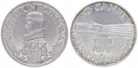 Silbermedaille, 1978
Italien. Bozen: 50 J. Raketenfahrt, Max Valier.. 33,59g
stgl